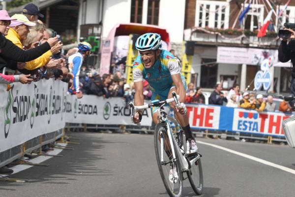 Paolo Tiralongo (Astana) en route to the biggest win of his career at Marcugnaga.