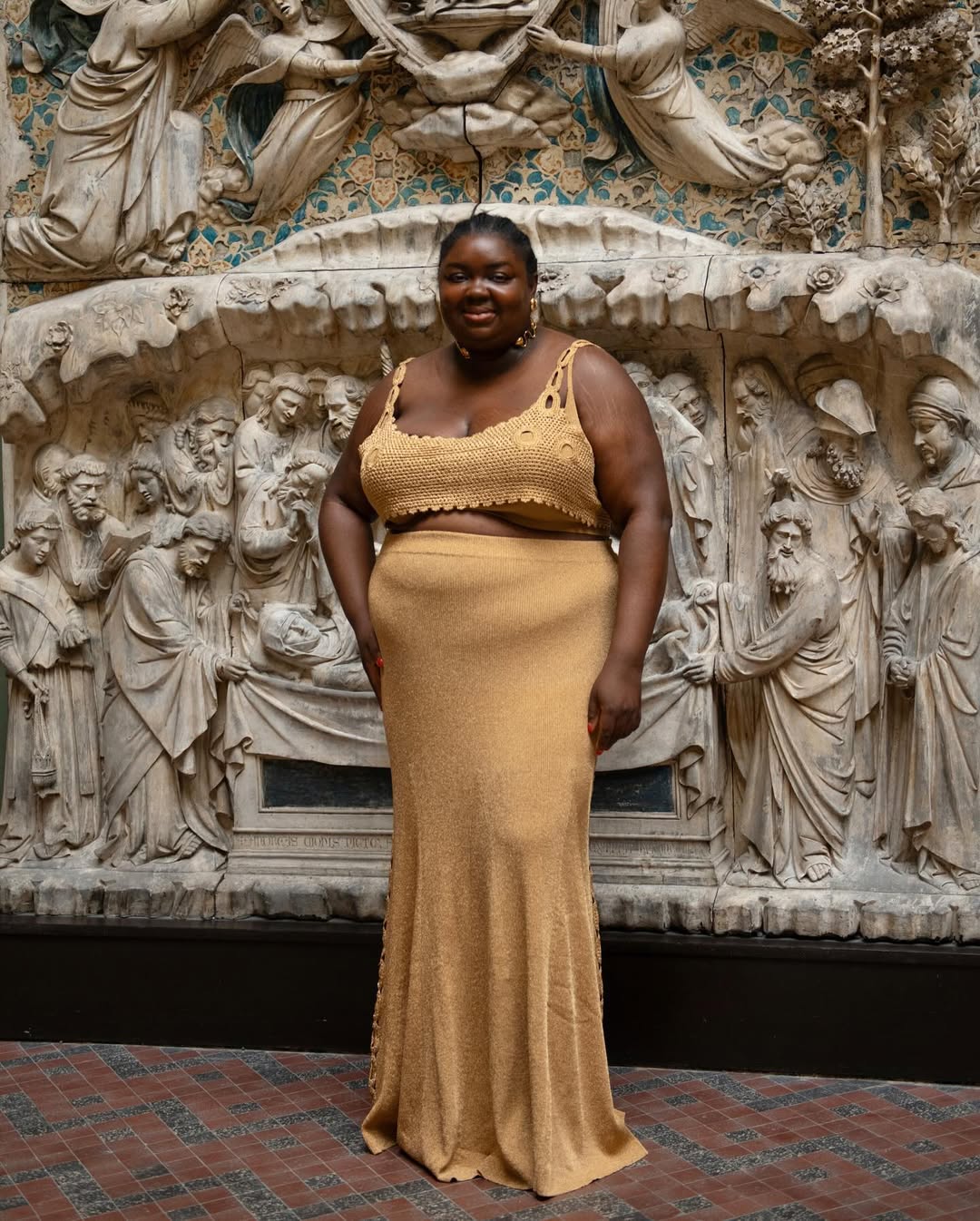 Abi wearing co-ord