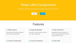 web design tools: React UI components