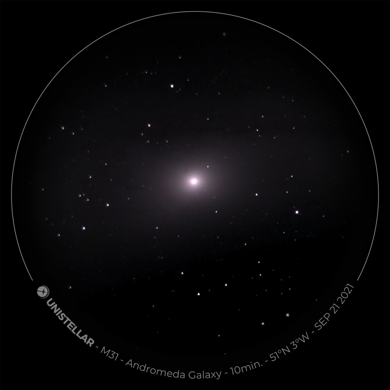 Astro photographs taken on the Unistellar eVscope 2