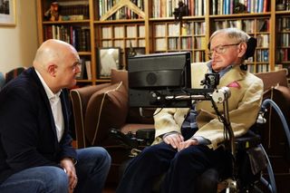 Stephen Hawking with Dara O Briain