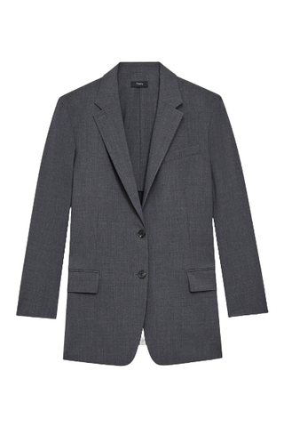 Theory Tailored Oversize Jacket in Good Wool (Was $575) 