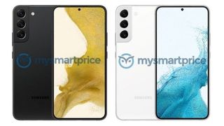 Samsung Galaxy S22 Plus in black and white