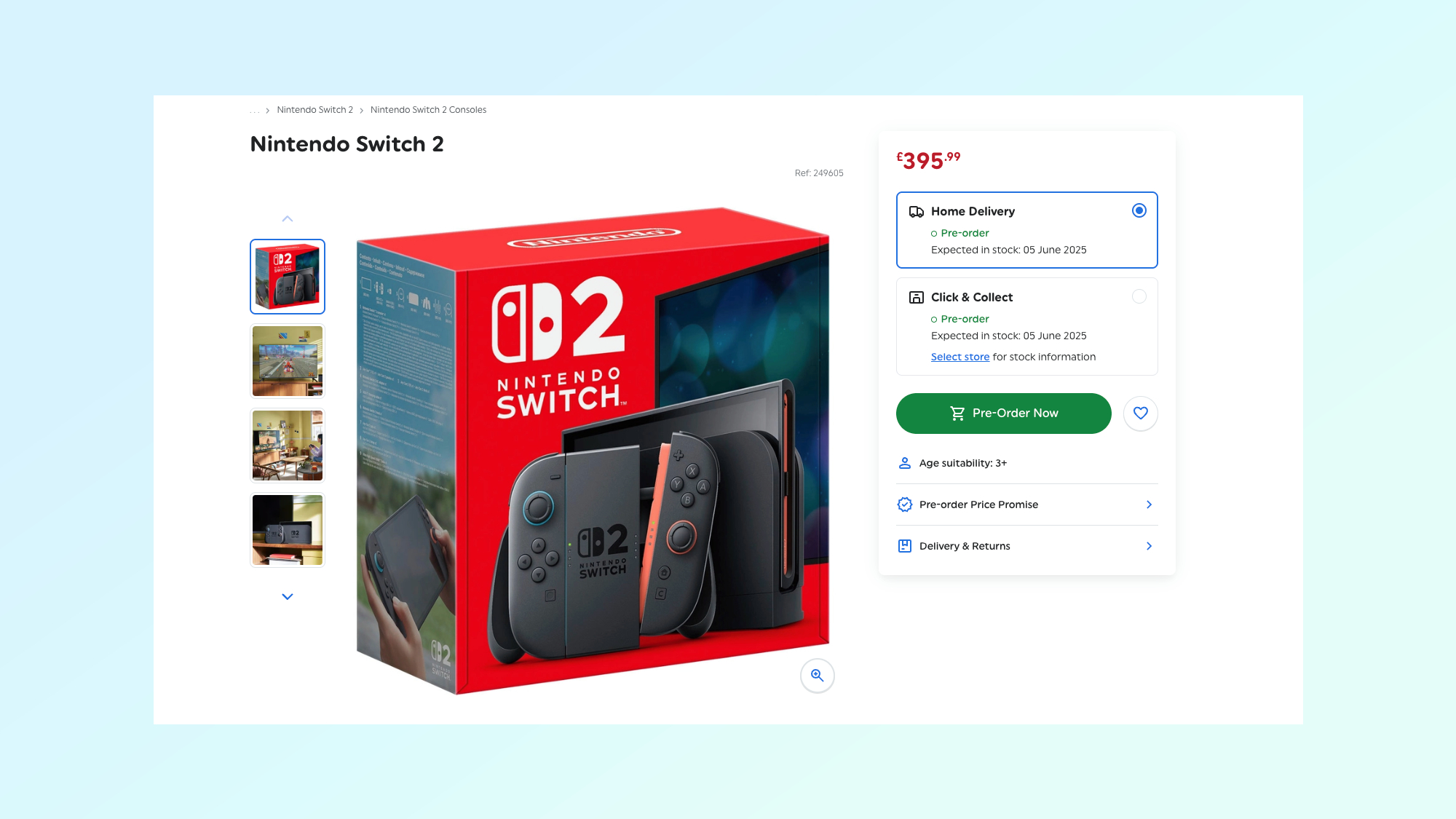 Switch 2 at Smyths