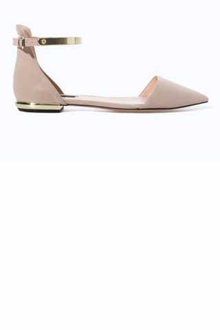 Zara Pointy Ankle Strap Shoes, £29.99