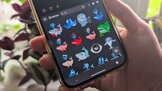 Google Pixel 10 Pro XL showing Emoji Kitchen