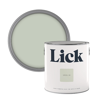 Lick pale green paint