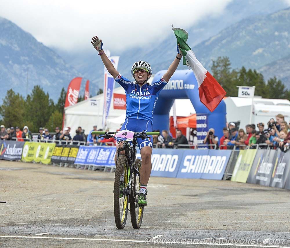 Martina Berta (Italy) wins