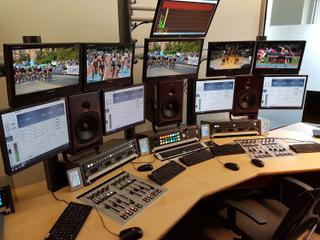 The new workstation for 4 ducking workflows with ON AIR flex in the multi-mix studios at RTS