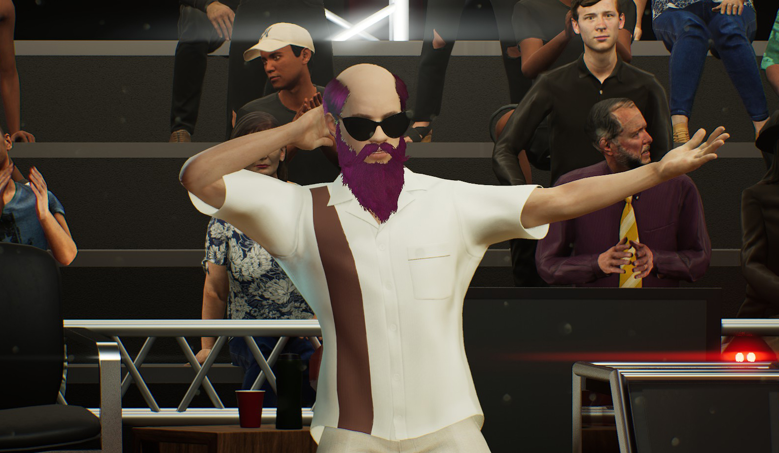 Pro Bowlers bowling in a bowling alley