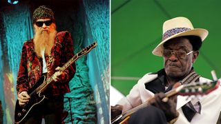 Billy Gibbons (left) and Lightnin' Hopkins