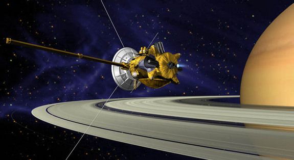 Cassini at Saturn. I