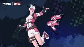 Fortnite Chapter 5 Season 4 Dual Micro SMG weapon and Gwenpool