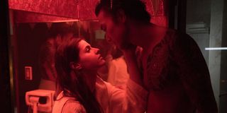 Lost Girls and Love Hotels Alexandra Daddario gets close to her lover