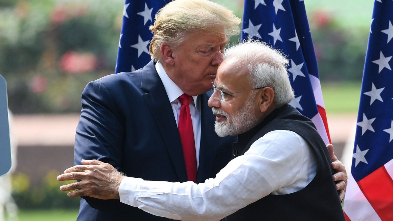 Donald Trump and Narendra Modi, New Delhi, 25 February 2020