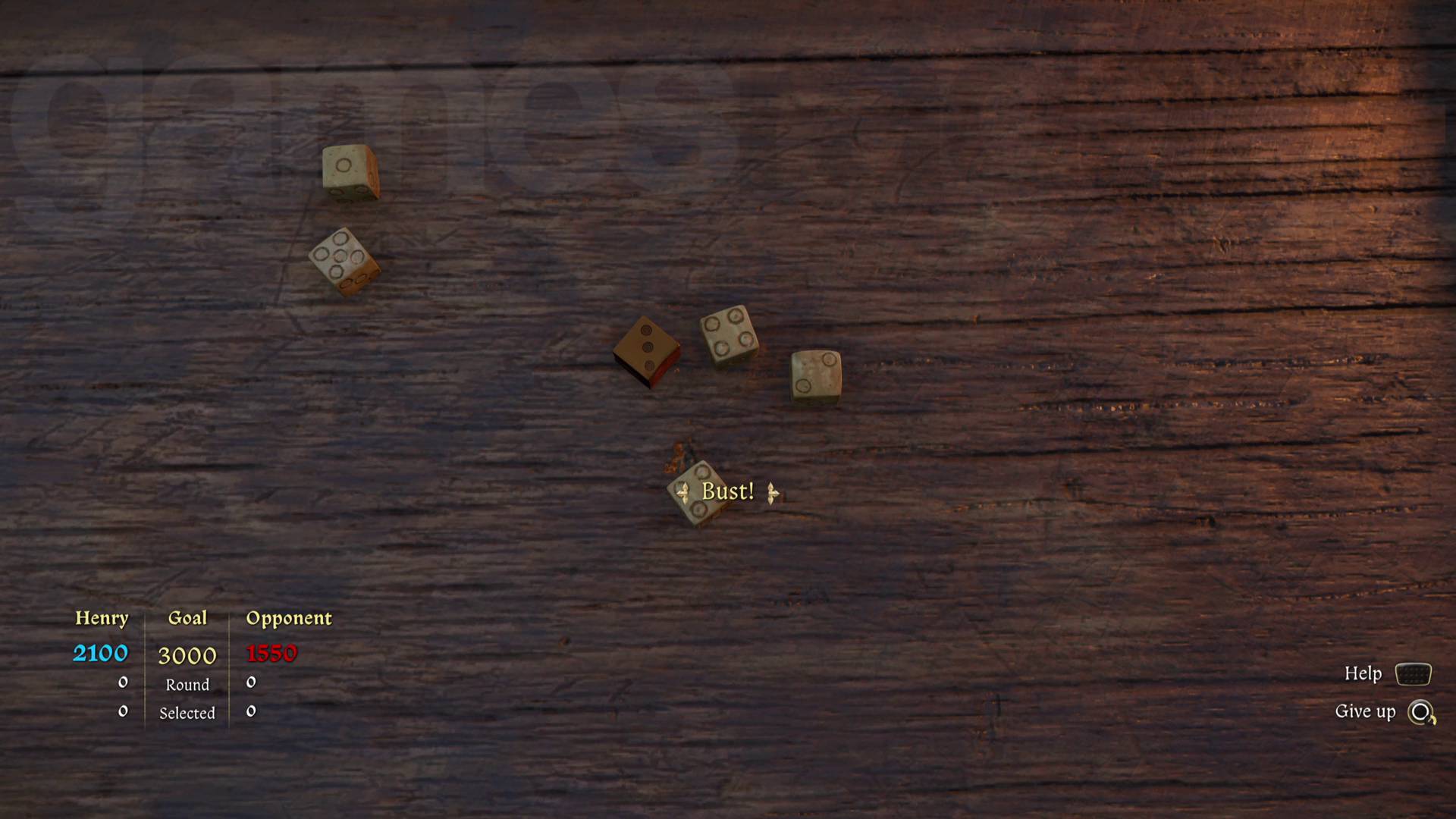 Kingdom Come Deliverance 2 dice gone bust