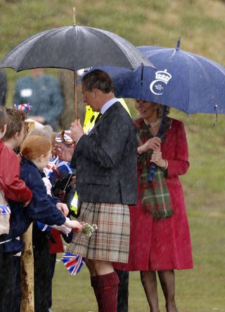 Charles and Camilla on their honeymoon