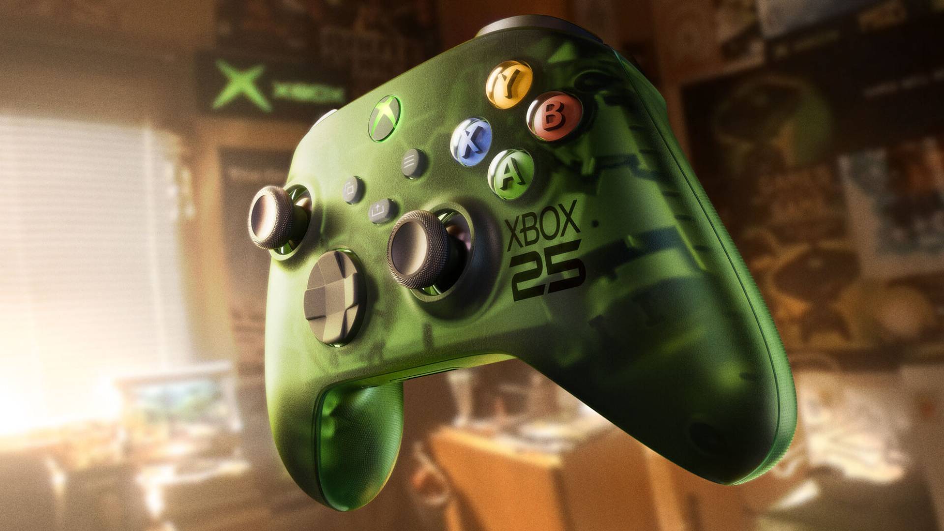 Official images of the new 25th Anniversary Xbox Series X console.