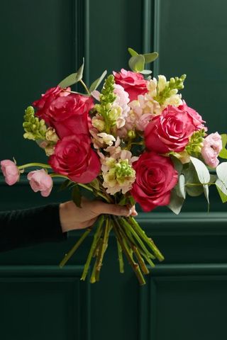 M&S Rose, Antirrhinum & Ranunculus Bouquet