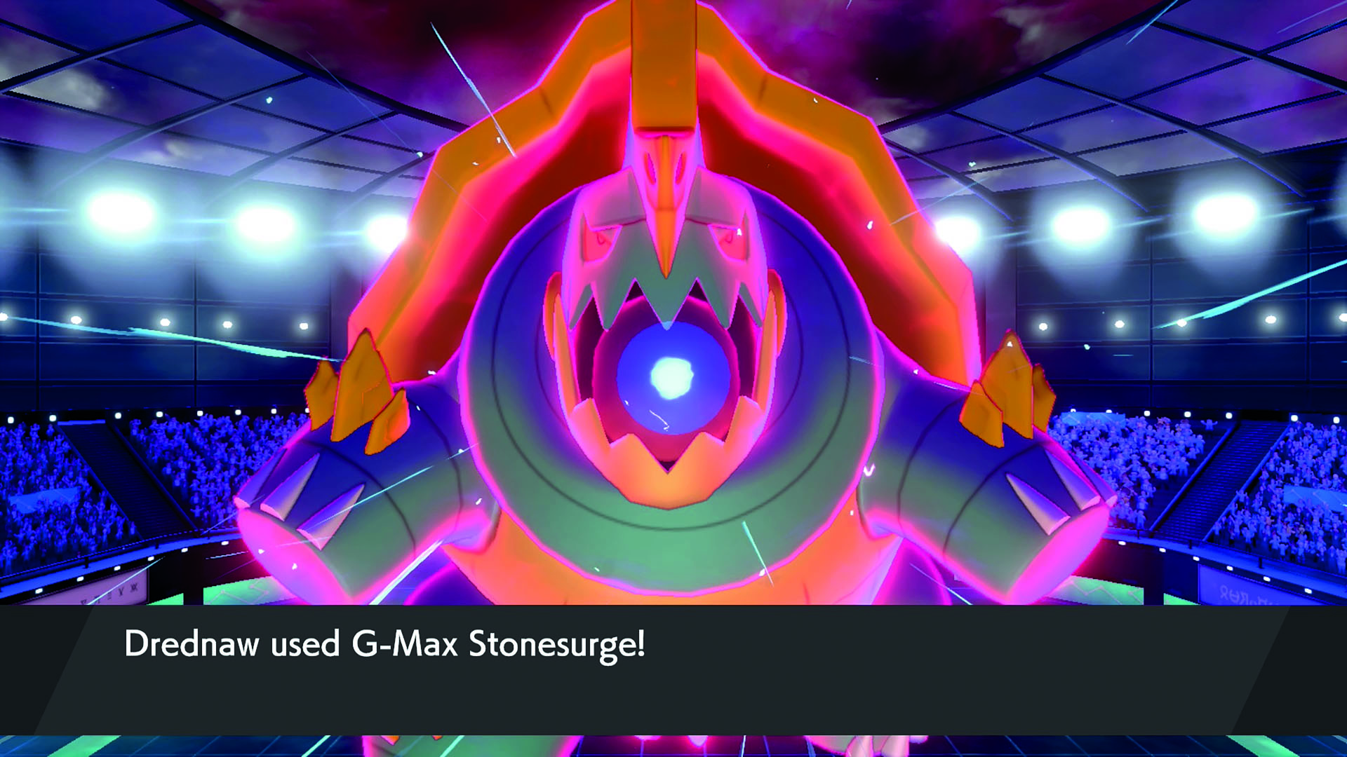 Drednaw used G-Max Stonesurge - from Pokemon Sword and Shield's entry in The Story of Pokemon bookazine