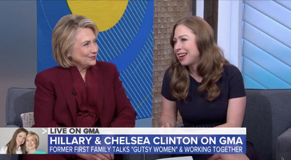Hillary and Chelsea Clinton.