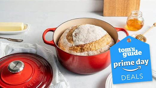 Le Creuset 5.5 qt Dutch oven in Cerise