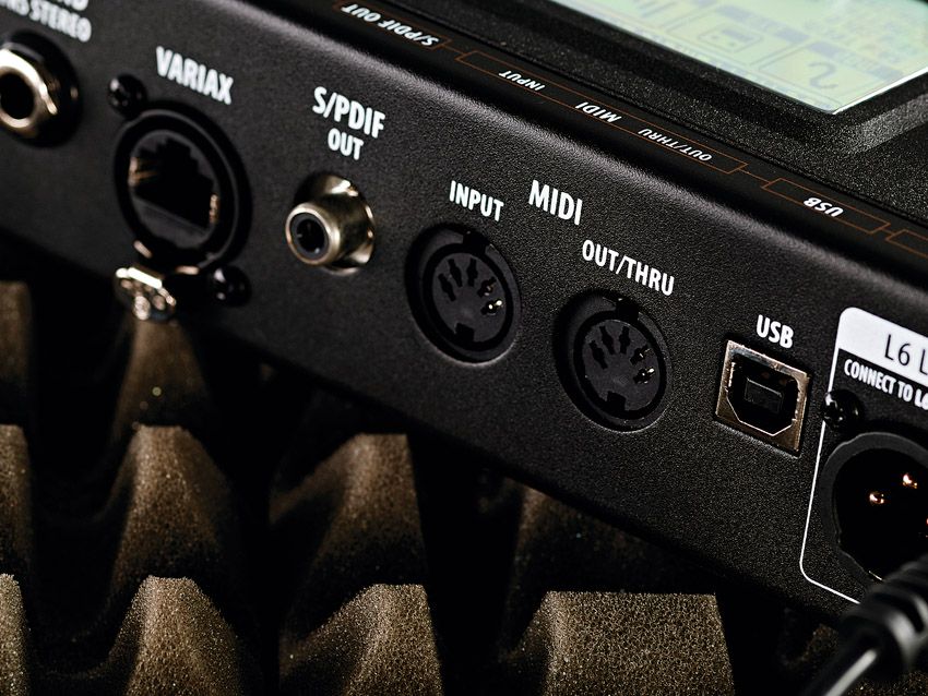 The various connections are conveniently located at the rear of the unit.