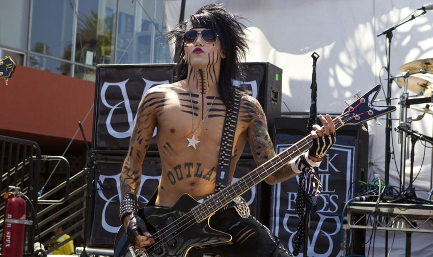 Ashley Purdy, Black Veil Brides enigmatic bassist
