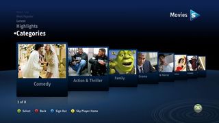 Sky player on xbox 360