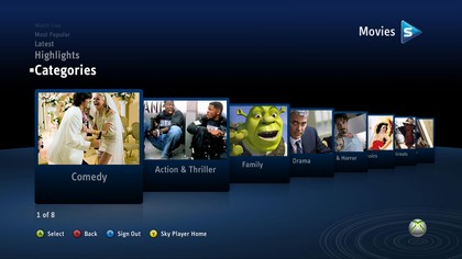 Sky Player on Xbox launches with media pack | TechRadar