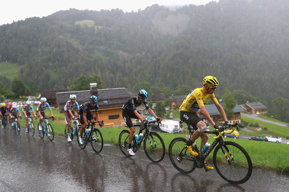 Chris Froome (Team Sky) stage 20 at the Tour de France