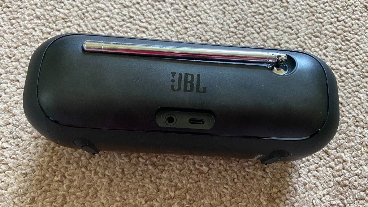 JBL Tuner 2 on brown background