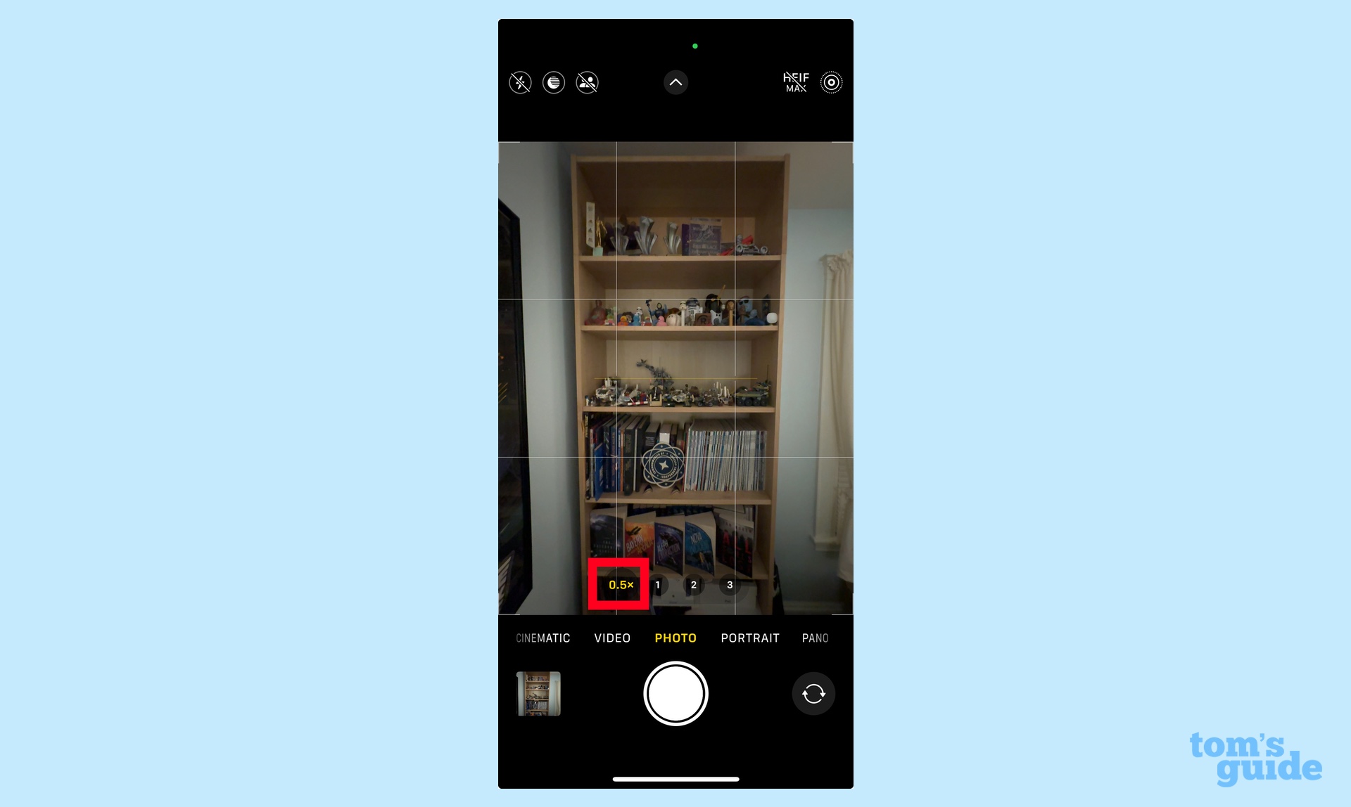 iphone 15 ultrawide in camera app
