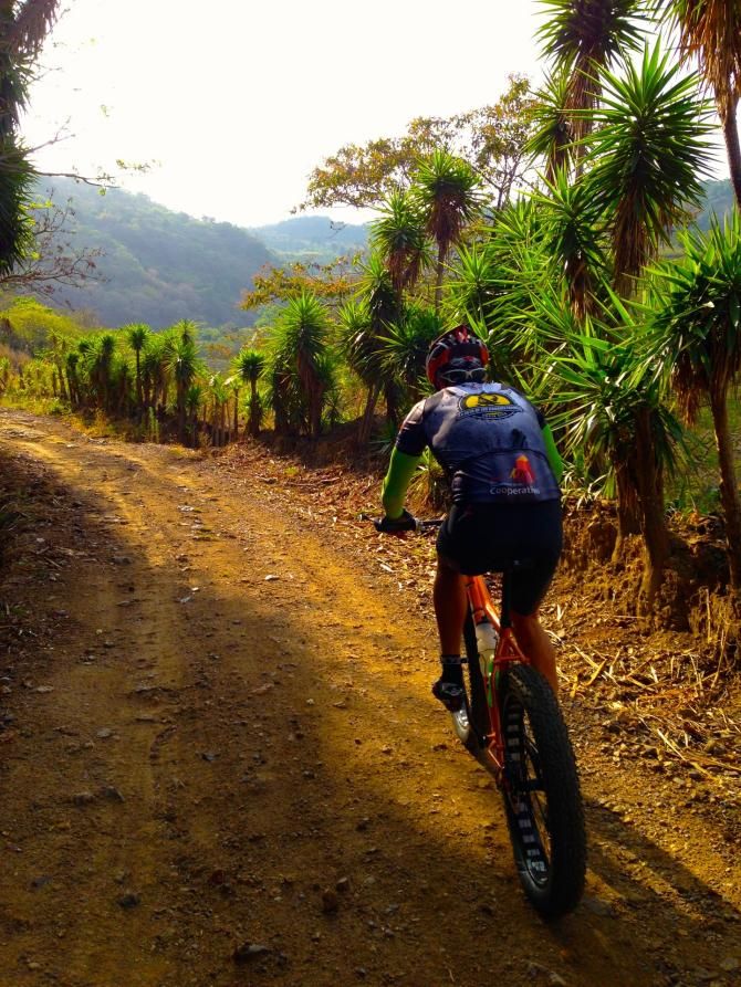 Rolling on a dirt road in Costa Rica
