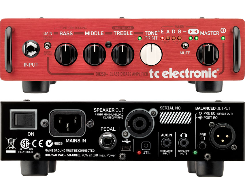 TC electronic bh250 bass head