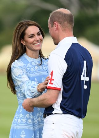 William and Kate appeared at a charity Polo game