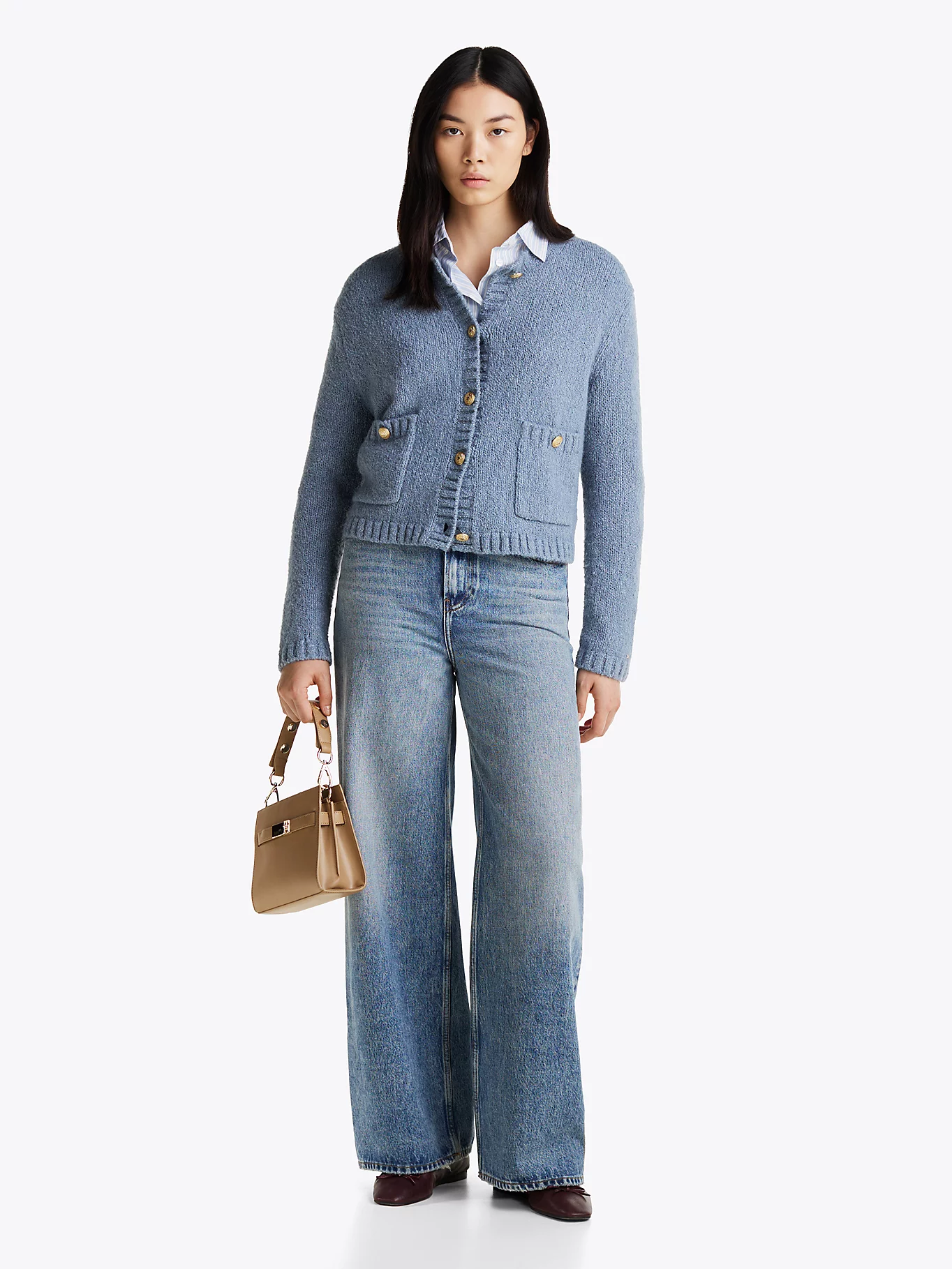 Tommy Hilfiger, High Rise Wide Leg Jeans