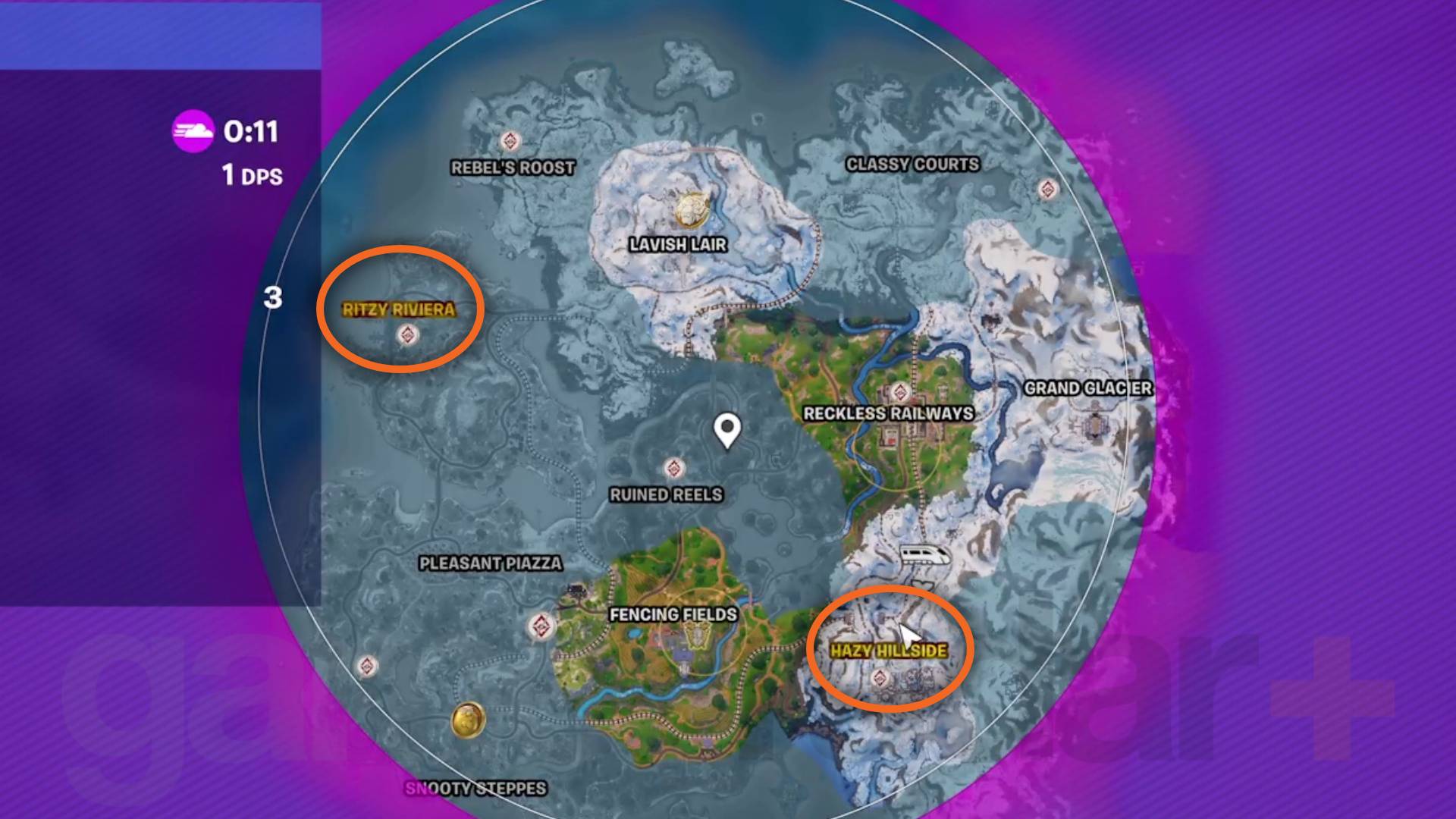 Where to find Fortnite Hot Spots | GamesRadar+