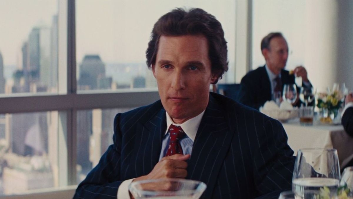 Matthew McConaughey in The Wolf of Wall Street