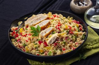 Chicken and tomato couscous