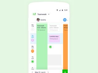 Teamweek (Android, iOS: Free)
