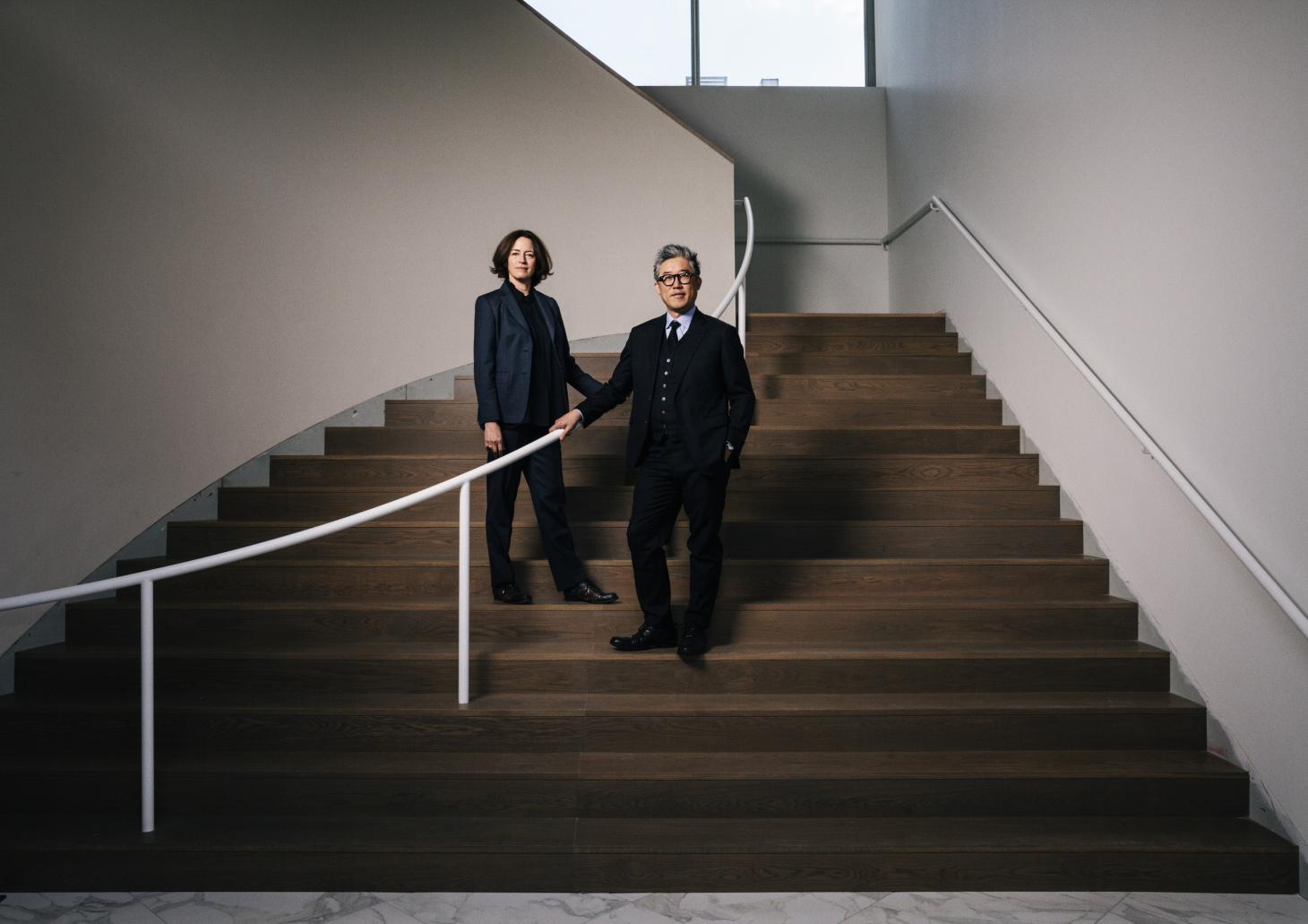 Sharon johnston and mark lee at the chicago architecture biennale