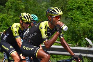 Mitchelon-Scott's Tsgabu Grmay at the 2020 Milano-Torino