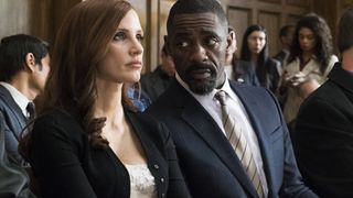 Jessica Chastain and Idris Elba in Molly's Game