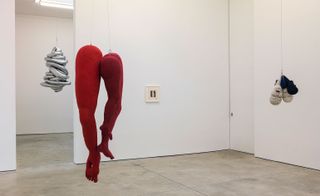 Untitled', 2004, 'Legs', 2001, 'Hanging Figure', 2000 and 'Cinq', 2007