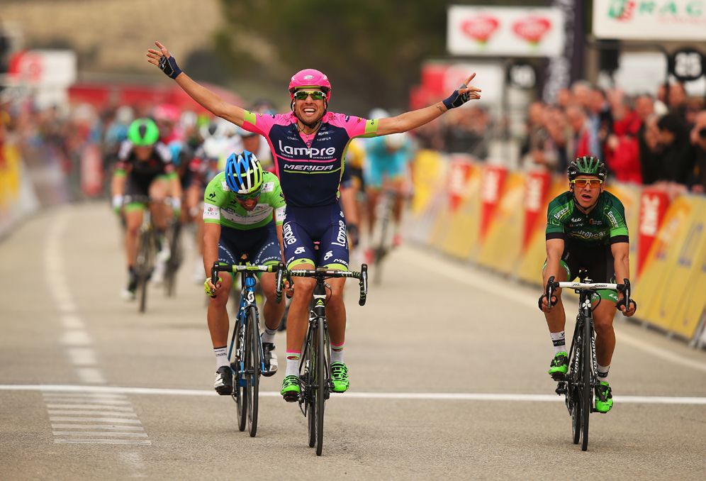 Davide Cimolai (Lampre-Merida) wins stage 5 of Paris-Nice