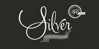 Silver font