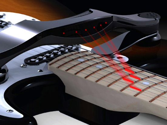 Maestro would feature a laser for each string.