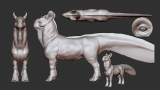 How to model a fantastical 3D creature