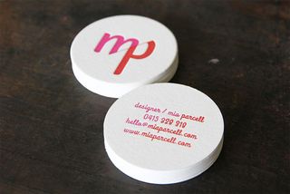 letterpress business cards